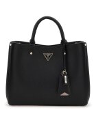 GUESS Geanta shopper din piele ecologica cu accesoriu detasabil cu logo - Negru