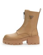 GUESS Ghete cu fermoar si aspect masiv - Caramel