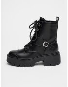 GUESS Ghete de piele ecologica - Negru