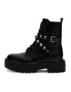 GUESS Ghete de piele ecologica - Negru/Argintiu