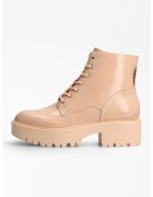 GUESS Ghete din piele ecologica cu model uni - Bej
