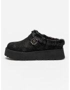 GUESS Ghete flatform fara inchidere - Negru