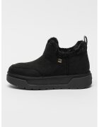 GUESS Ghete slip-on din piele intoarsa ecologica - Negru