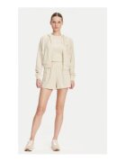 GUESS Hanorac crop cu maneca lunga