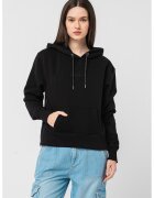 GUESS Hanorac cu buzunar kangaroo - Negru