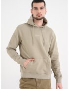 GUESS Hanorac cu buzunar kangaroo pentru antrenament - Verde sparanghel