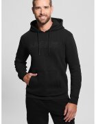 GUESS Hanorac cu buzunar kangaroo - pentru fitness - Negru