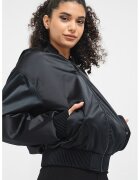 GUESS Jacheta bomber cu aspect de satin - Negru