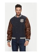 GUESS Jacheta bomber cu maneci contrastante