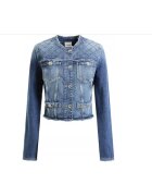 GUESS Jacheta dama - Denim - Albastru - Albastru