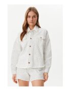 GUESS Jacheta de denim cu inchidere cu capse