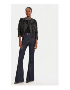 GUESS Jacketa biker din piele ecologica