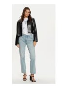GUESS JEANS Blugi crop cu croiala dreapta