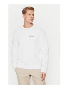 GUESS JEANS Bluza de trening din amestec de bumbac organic cu logo discret