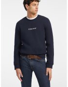 GUESS JEANS Bluza de trening slim fit cu broderie - Albastru ultramarin