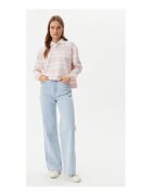 GUESS JEANS Bluza din bumbac cu print cu dungi