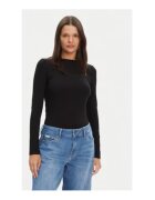 GUESS JEANS Bluza uni cu maneci lungi