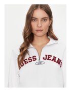 GUESS JEANS Bluzon cu fermoar si print