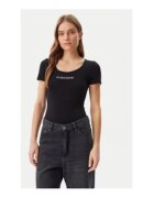 GUESS JEANS Body cu imprimeu logo -
