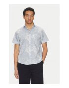 GUESS JEANS Camasa cu maneca scurta si imprimeu -