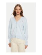 GUESS JEANS Cardigan cu nasturi si logo
