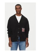 GUESS JEANS Cardigan din bumbac cu nasturi