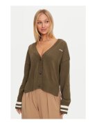 GUESS JEANS Cardigan din bumbac organic cu nasturi