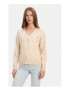 GUESS JEANS Cardigan uni cu maneci lungi
