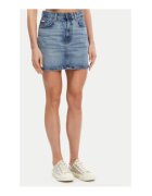 GUESS JEANS Fusta din denim cu talie inalta