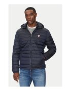 GUESS JEANS Geaca matlasata cu gluga