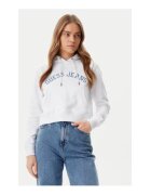 GUESS JEANS Hanorac crop cu gluga