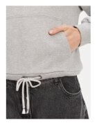 GUESS JEANS Hanorac cu imprimeu text si buzunar kangaroo