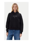 GUESS JEANS Hanorac de dama -din bumbac cu imprimeu text