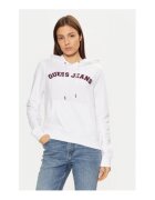 GUESS JEANS Hanorac din bumbac cu buzunar kangaroo