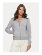 GUESS JEANS Hanorac regular fit din amestec de bumbac cu fermoar