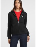 GUESS JEANS Hanorac uni cu fermoar - Negru