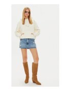 GUESS JEANS Hanorc din amestec de bumbac cu buzunar