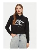 GUESS JEANS Hanorc din bumbac cu text print