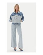 GUESS JEANS Jacheta din denim cu guler clasic