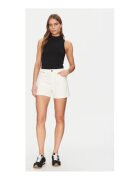GUESS JEANS Pantaloni scurti cu talie inalta si buzunare