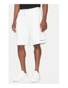 GUESS JEANS Pantaloni scurti din bumbac cu snur de ajustare