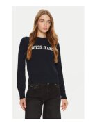 GUESS JEANS Pulover cu print logo. -