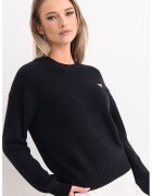 GUESS JEANS Pulover regular fit de bumbac cu logo