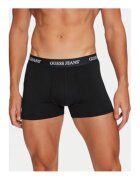 GUESS JEANS Set de 3 perechi de boxeri cu banda logo in talie
