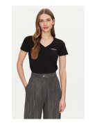 GUESS JEANS Tricou cu decolteu in V -