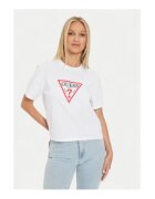 GUESS JEANS Tricou cu logo din bumbac