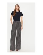 GUESS JEANS Tricou dama - 95% bumbac - 5% elastan - bleumarin -