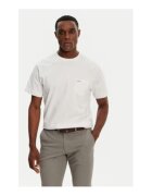 GUESS JEANS Tricou din bumbac cu buzunar aplicat pe piept