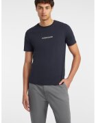 GUESS JEANS Tricou din bumbac cu imprimeu logo - Albastru ultramarin