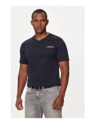GUESS JEANS Tricou din bumbac organic cu decolteu in V